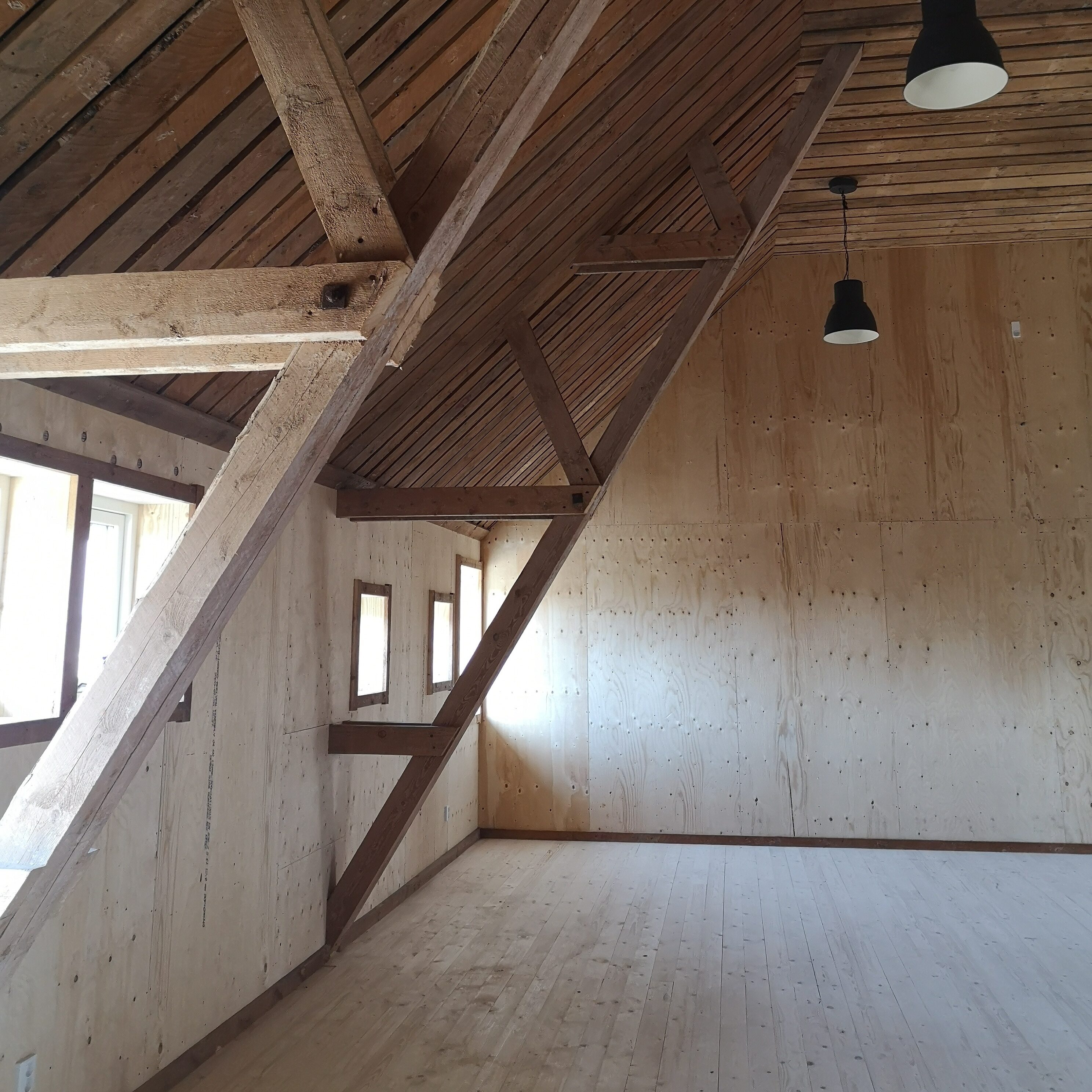 Renovering av höloft