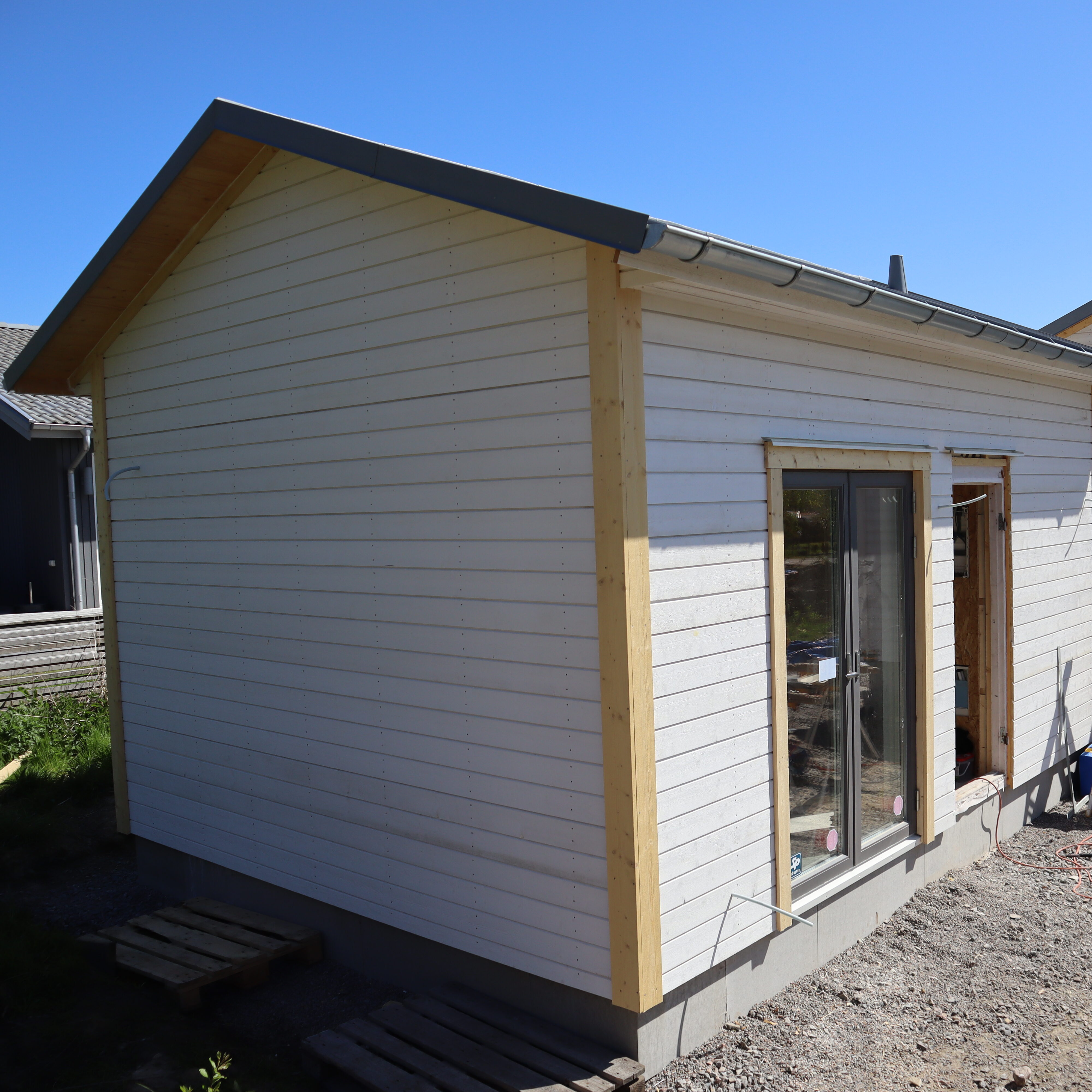 Nybyggt litet hus